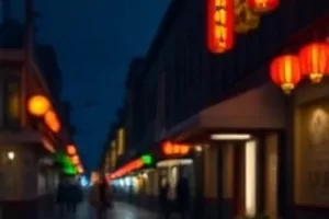高清视频横版主视觉：夜幕下的城市天际线在HDR画面中呈现层次分明的灯带