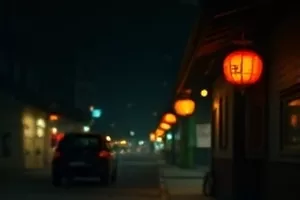 《玻璃工厂》杜比视界版封面：熔炉红光映在车间金属架上