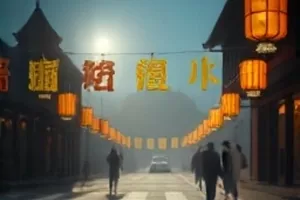 《星轨观测站》封面：夜空星轨绕着观测圆顶划出弧线